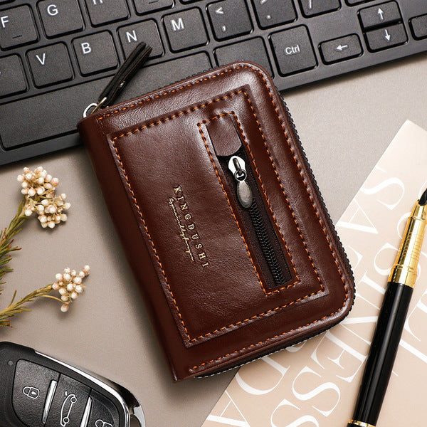 K96-51 | Zipper Pocket Men's Wallet