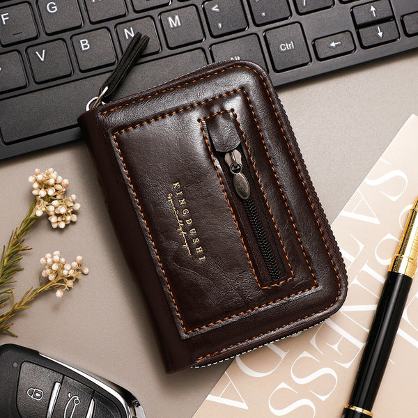 K96-51 | Zipper Pocket Men's Wallet